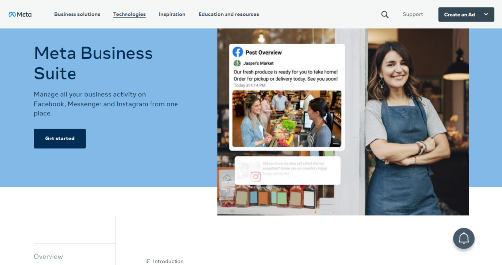 how to get started with facebook business suite